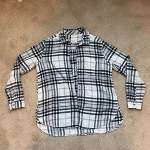 Black and white flannel